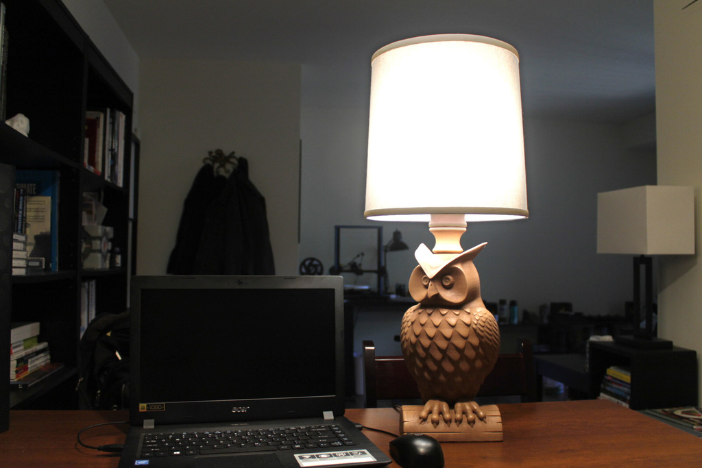 owl lamp - Full Sized Lamp