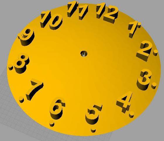 Wall clock base (D=180mm)
