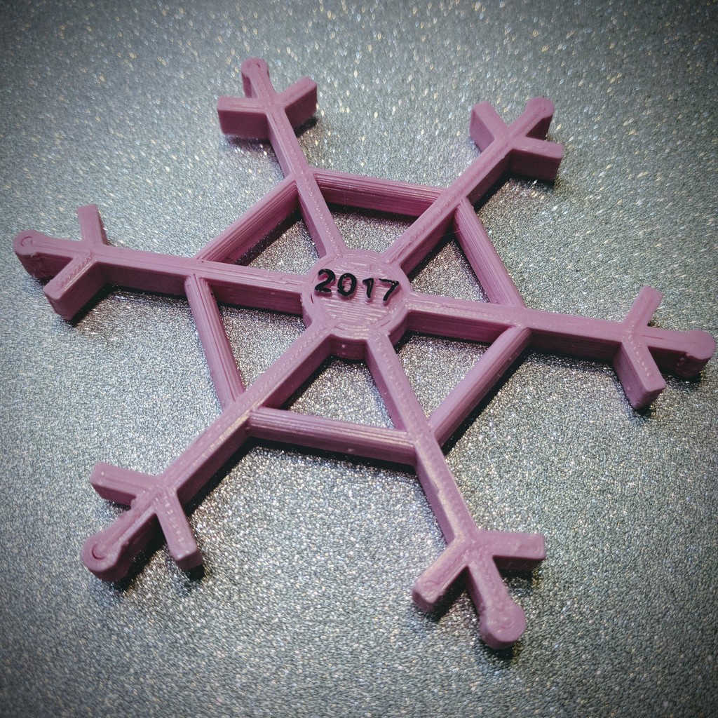 2017 BlocksCAD snowflake