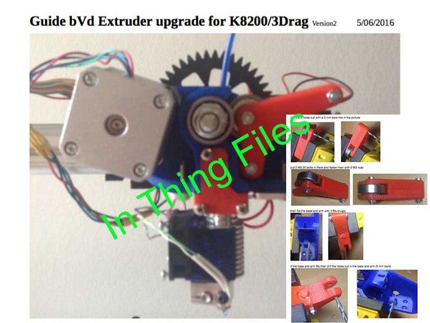 bVd Extruder version 2 ( E3D hotend 1,75 or 3 mm)