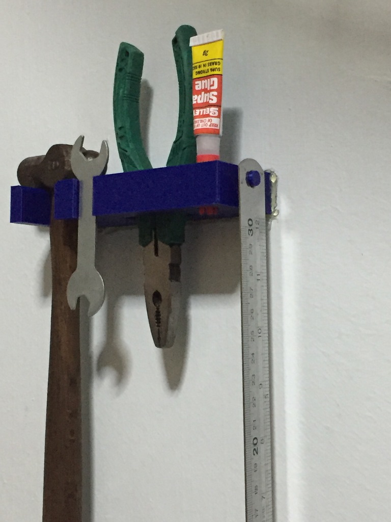 Steel rule attachment for my tool holder