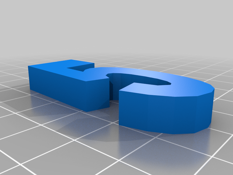Numeros Tinkercad