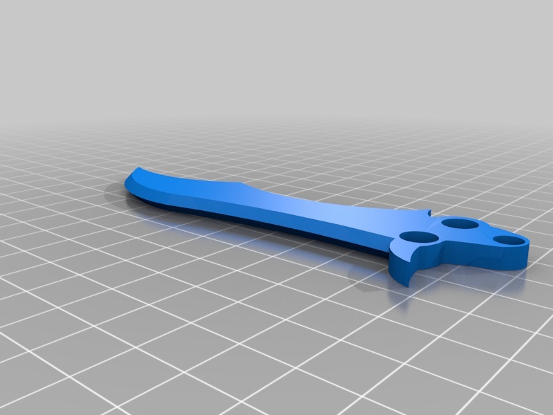 Fully printable Butterfly Knife 
