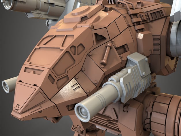 Mechwarrior Catapult Assembly Model, warfare set