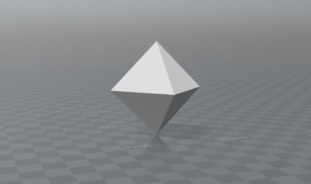 Octahedron Cubic crystal