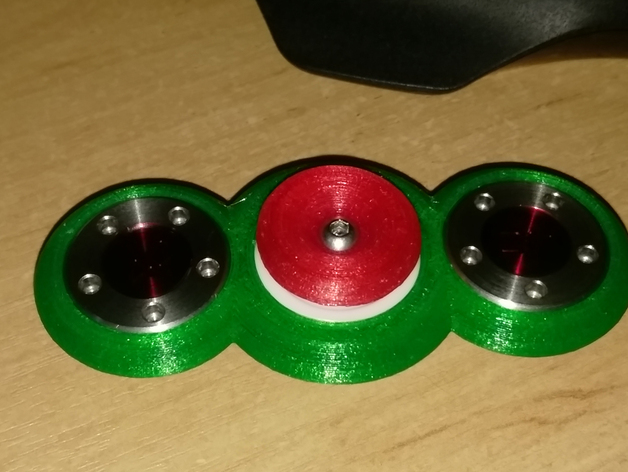 V7 Fidget Spinner  - Tungsten weights