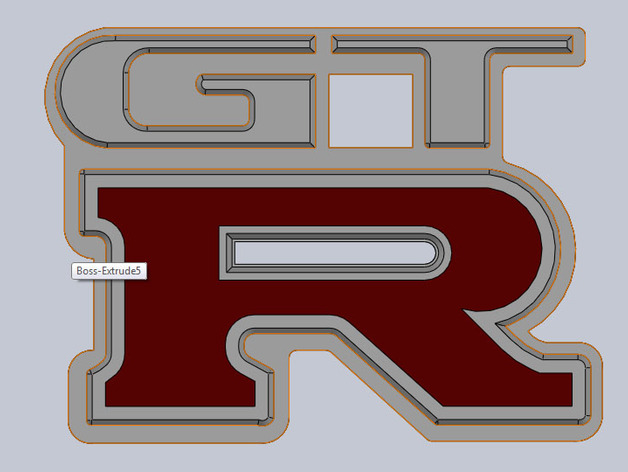 Nissan GTR Emblem