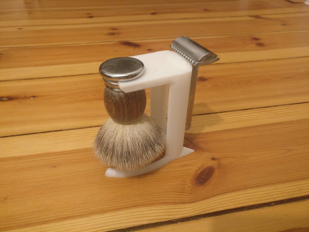 Rasierpinselständer 2.0 (Razor and shaving brush holder)