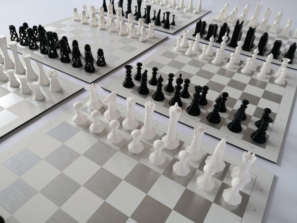 Chess sets - 6 different styles!