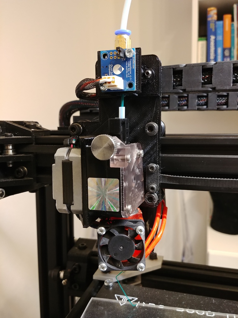 Duet filament sensor mount for D-BOT ( bowden setup)