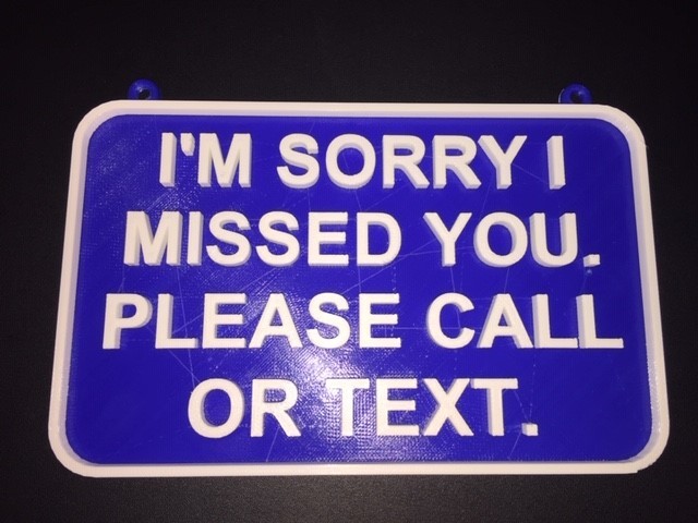 Conference Call Door Sign