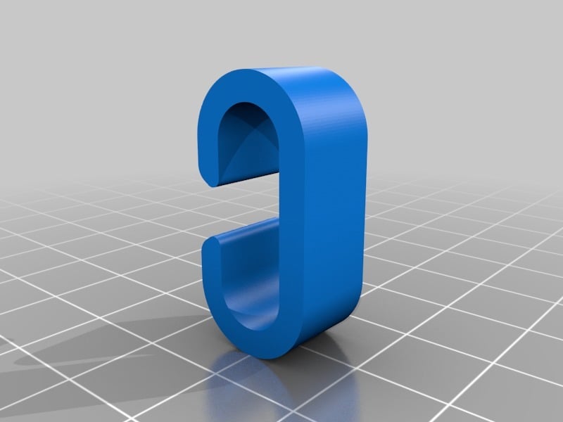Clip for rubber band delta printer dampener