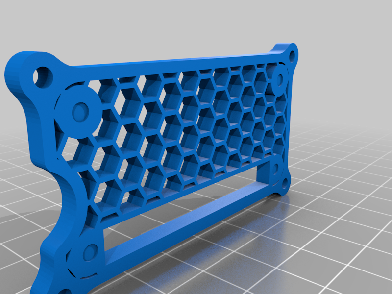 Honeycomb Raspberry Pi Zero W Case with Optional Extrusion Mount