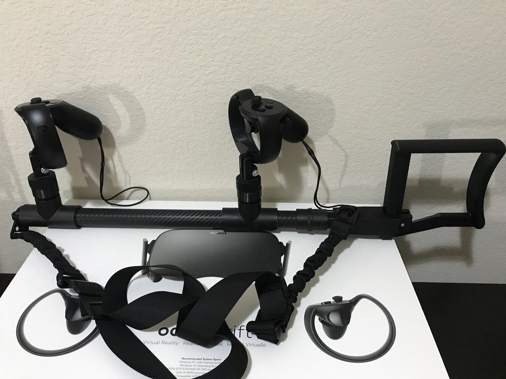 Oculus Touch Gun Stock PVC Connectors