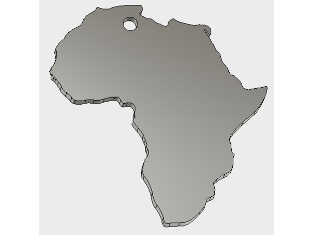 Africa Keychain