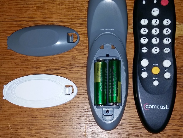 Comcast Cable Television Remote Battery Cover