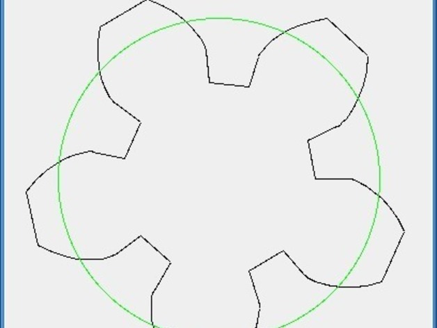 DXF generator for involute gears