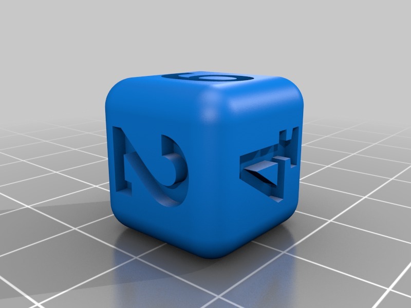 3D Printable D&D Dice