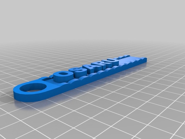 Key Chain I Was Forced To Make In 3D Printing Class