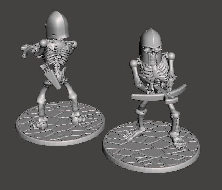 28mm Skeleton Warrior with Crossbow