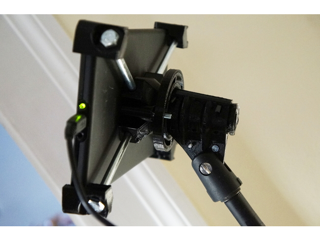 Swiveling Mic Stand Kindle Fire Tablet Mount