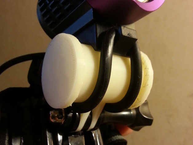 Bicycle light gopro mount