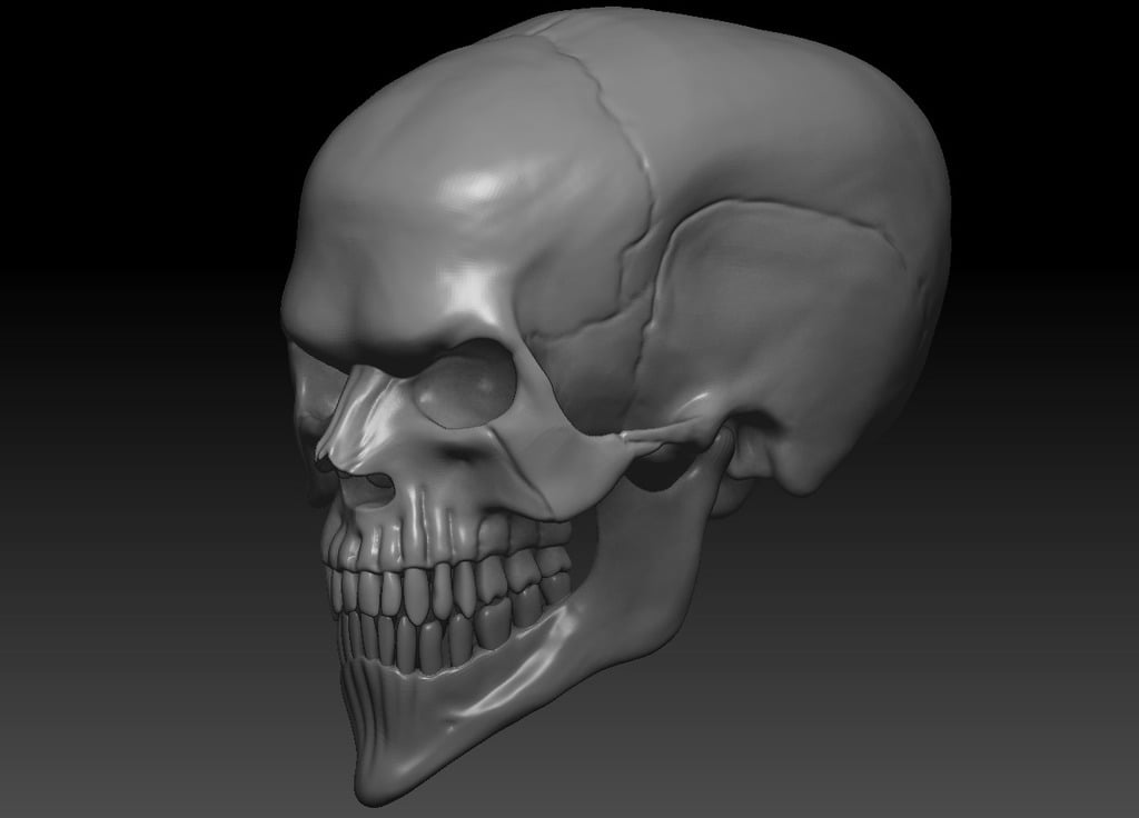 Evil Skull 3D Print Concept
