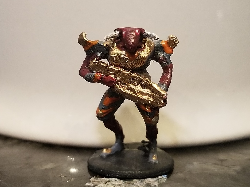 Tachyon Nine - Grokmar Soldier (Sci-Fi Miniature 25mm Scale)