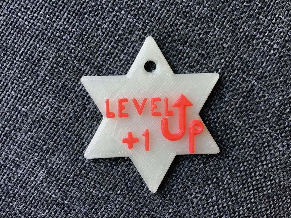 Level Up achievement badge