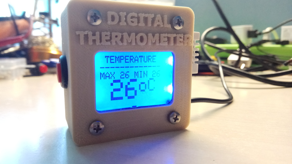 Arduino Digital Thermometer (with DHT-22)