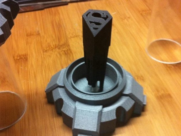 Kryptonian Storage Tube for Man of Steel Command  Key