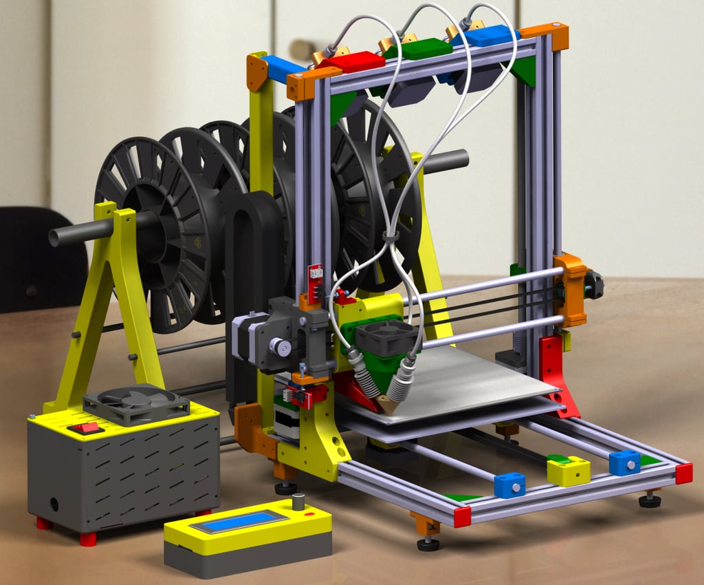 Tricolor 3D Printer