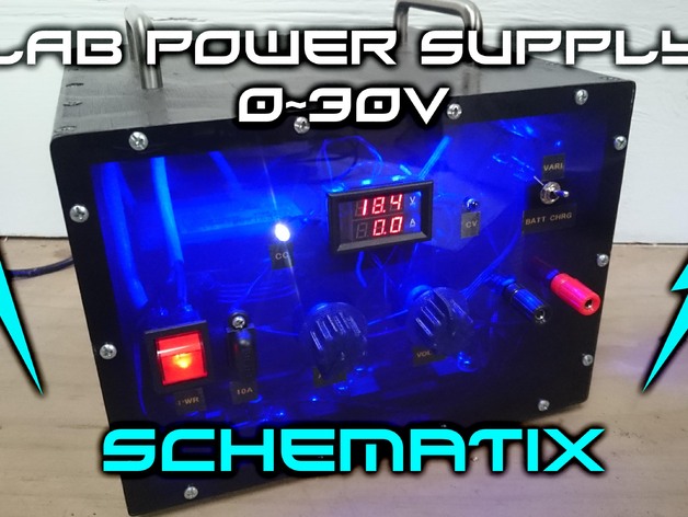 Schematix Lab Power Supply parts (youtube)