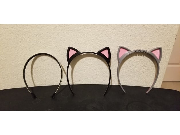 Wearable Cat Ears Hair Band Rigid And Flexible Options