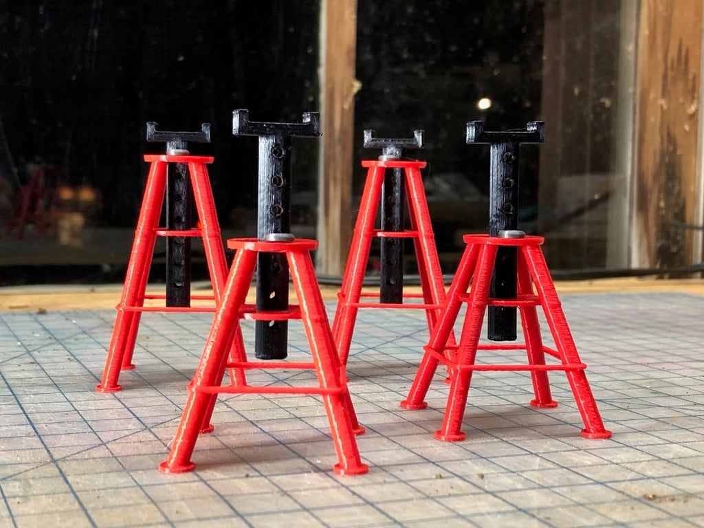 1/10 Scale RC 10 Ton Jack Stands