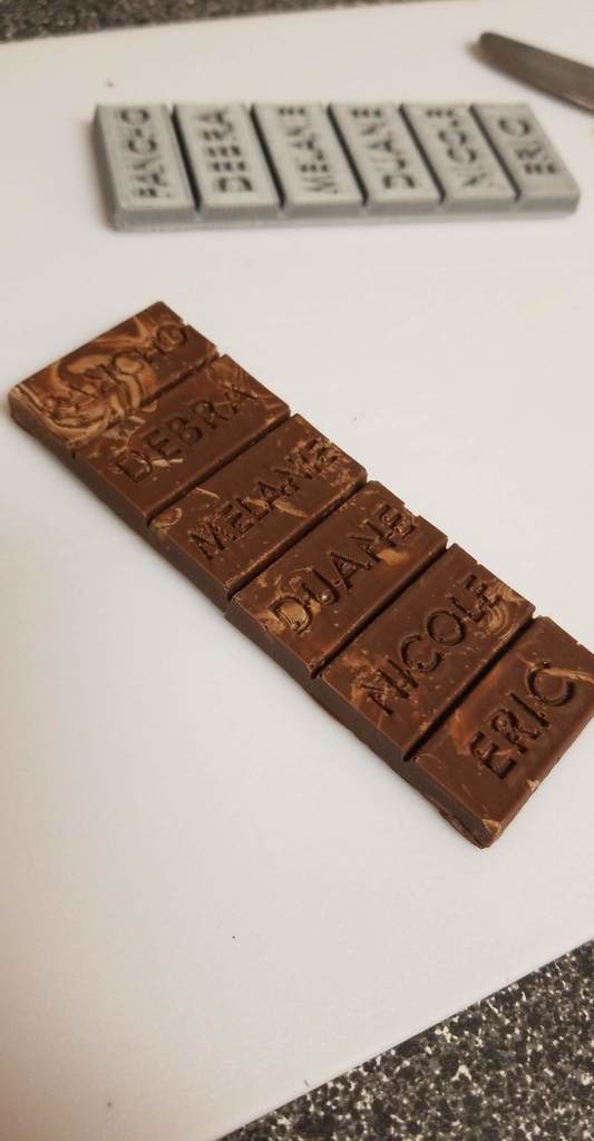 Custom Chocolate Bar Mold