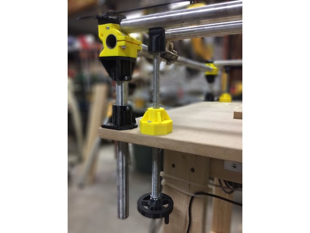 MPCNC leg leveler, stiffener and large table support