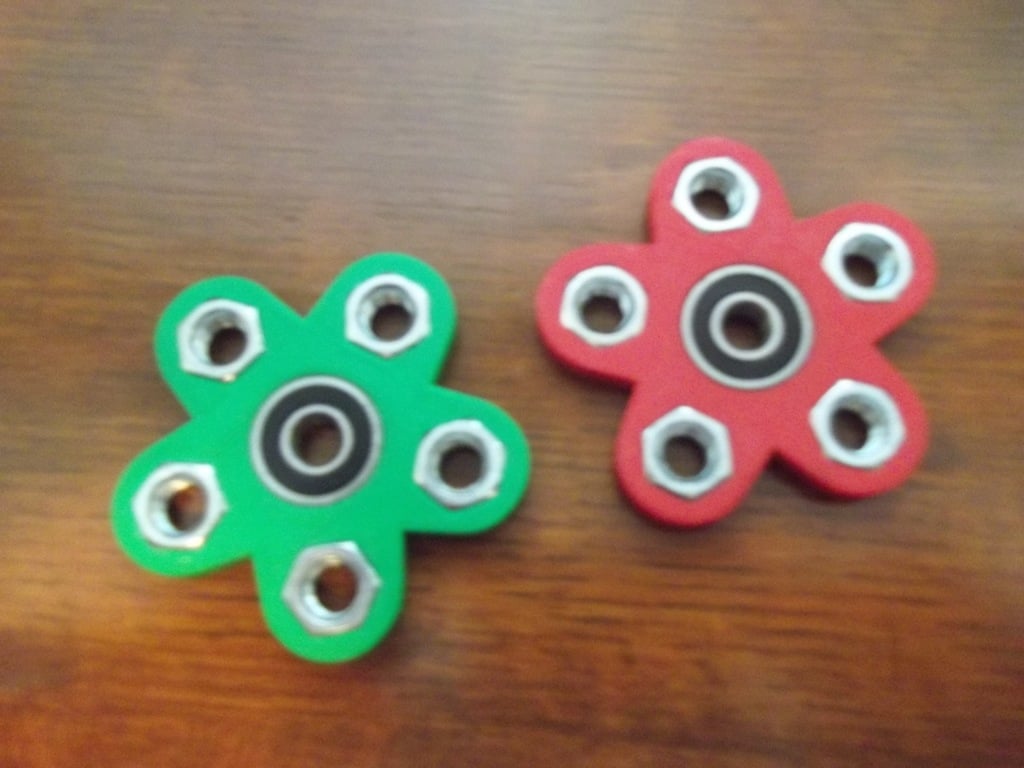 5 sided fidget spinner