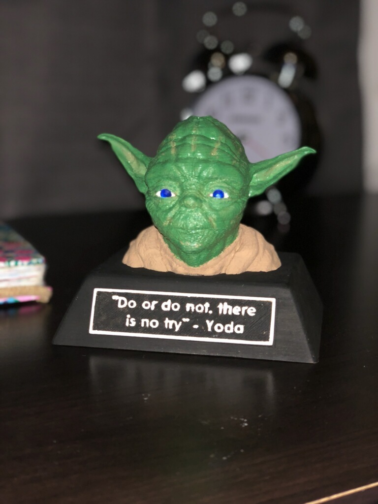Yoda Bust and Plaque
