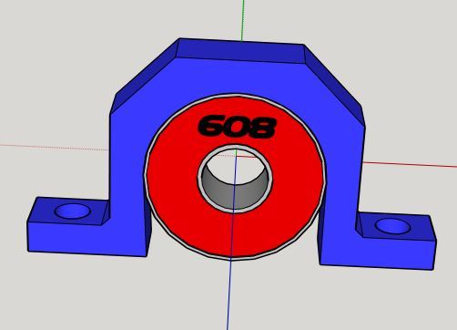 Clip for bearing 608
