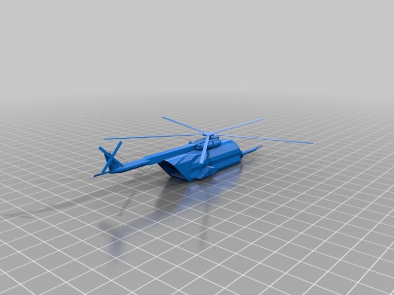 N scale large helicopter