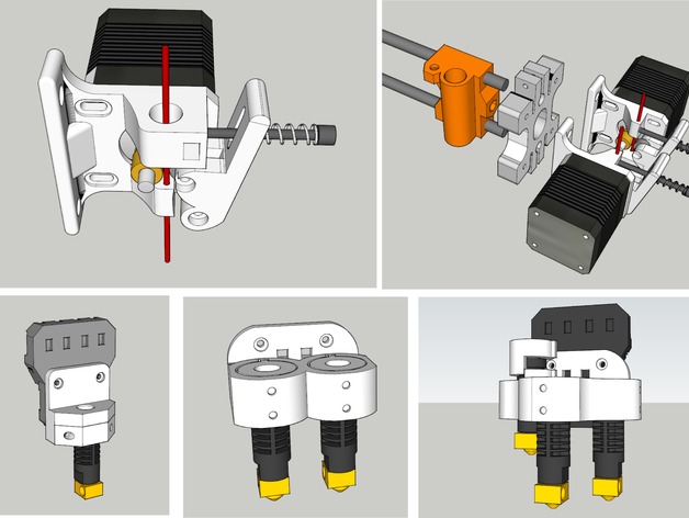 Dual & Triple Extruder (carriage)
