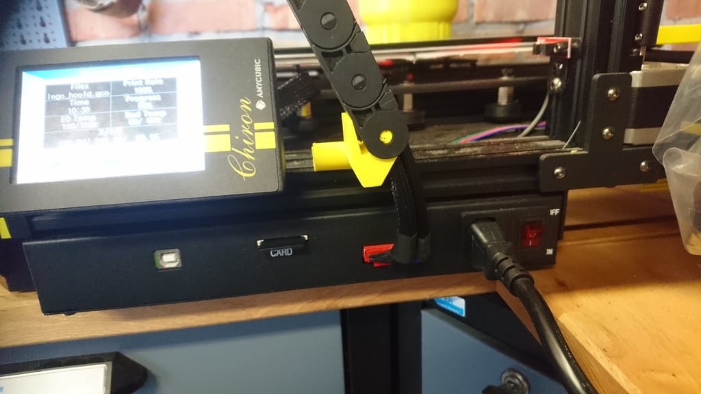 Anycubic chiron cable chain Z_axes remix thing:3275644