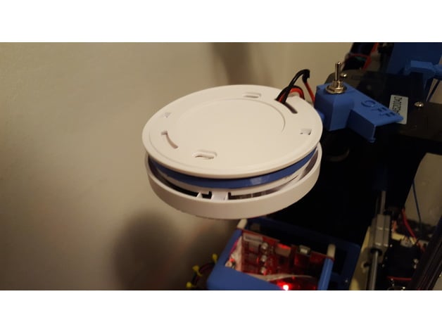 Smoke alarm holder for Anet A8