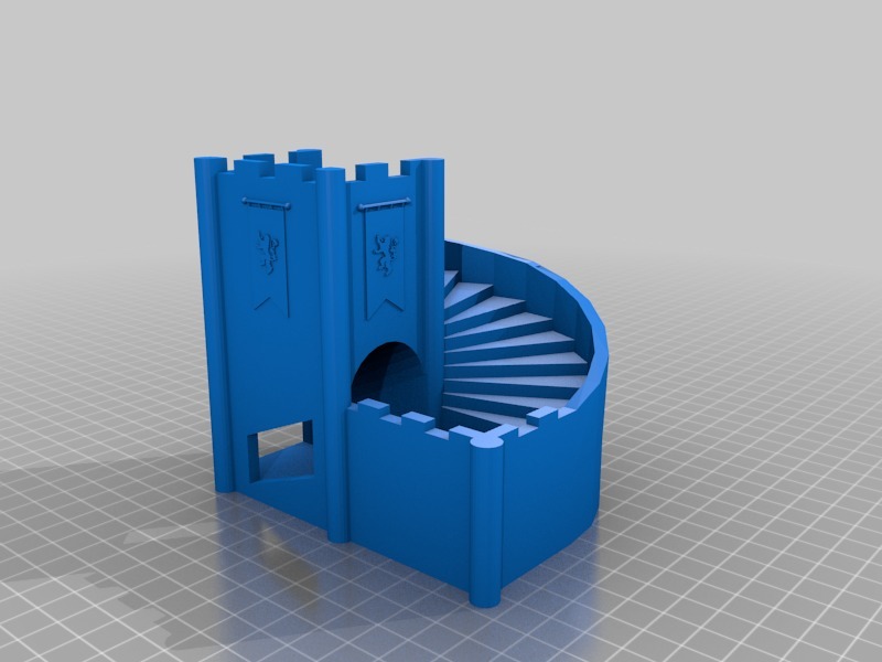 Stairs Dice Tower (remix)