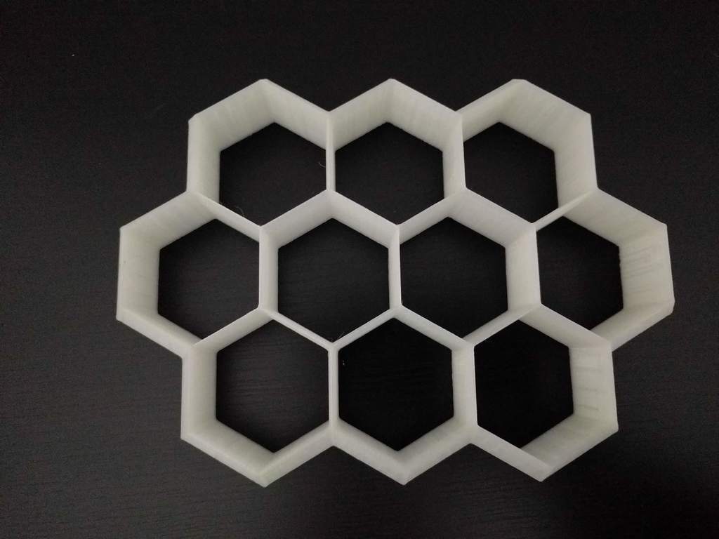 10 hexagon cookies at once - Cookie Cutter