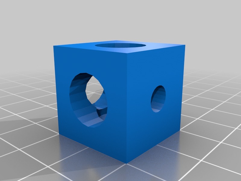 2020 aluminium profile corner cube (20x20 mm)