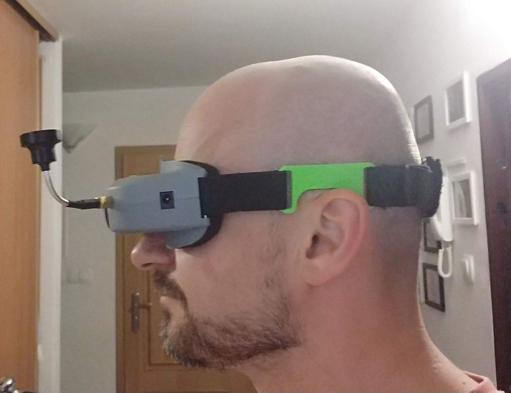 FPV goggles strap ear protector