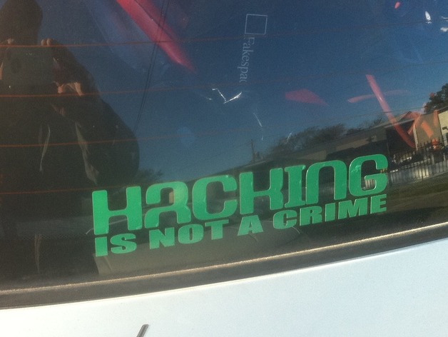 HACKING IS NOT A CRIME