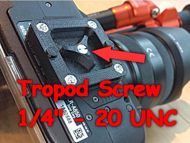 Camera Tripod Screw (1/4" - 20 UNC)